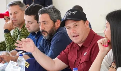 El Gobernador de Sucre, Héctor Olimpo.