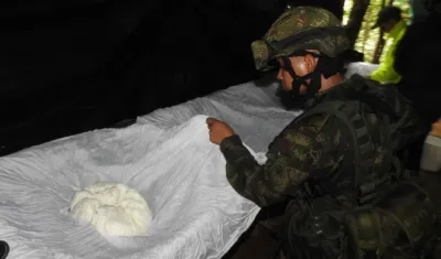 Uno de los complejos cocaleros.