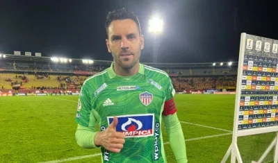 Sebastián Viera, capitán de Junior. 