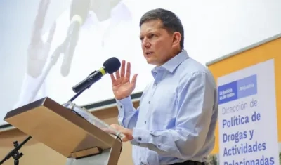 El ministro de Justicia, Wilson Ruiz Orejuela.