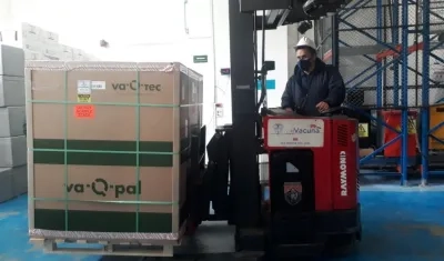 Las dosis que llegaron.