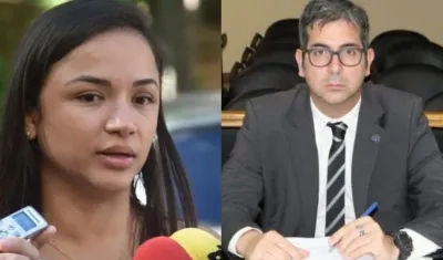 Diputada Jasmín Narváez y Marcelo Pecci.