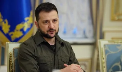 El presidente de Ucrania, Volodímir Zelenski.