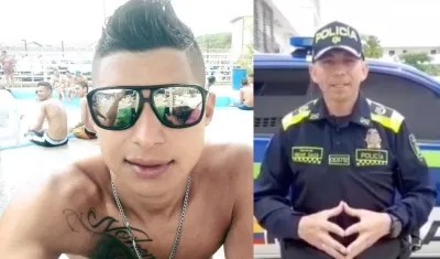 Gregory Alejandro Reyes, presunto responsable (izquierda).