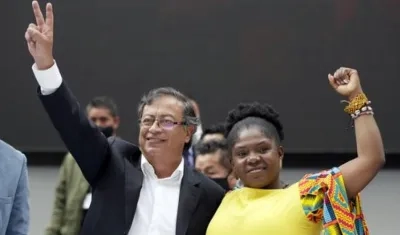 Gustavo Petro y Francia Márquez.
