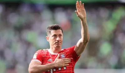 El polaco Robert Lewandowski.