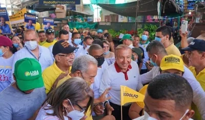 El ingeniero Rodolfo Hernández, candidato presidencial.