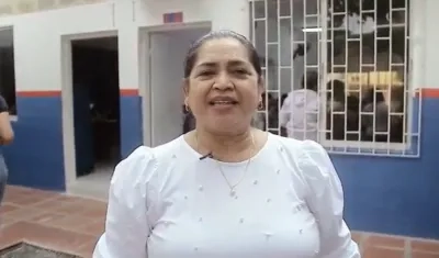 Ana Silvia Van-Strahlen Barros, rectora de la Institución Educativa Distrital Boston.