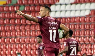 Anderson Plata, delantero del Deportes Tolima. 