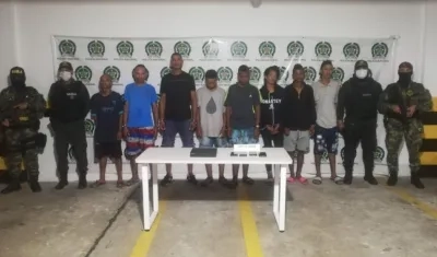 Los capturados, presuntamente, integraban la banda 'Los Costeños La Central'.