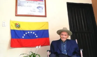 Juan Vicente Pérez Mora, el hombre más viejo.