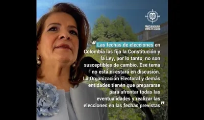 Margarita Cabello Blanco, Procuradora General de la Nación.