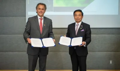 Juan Manuel Rojas y Mayasuki Hyodo.