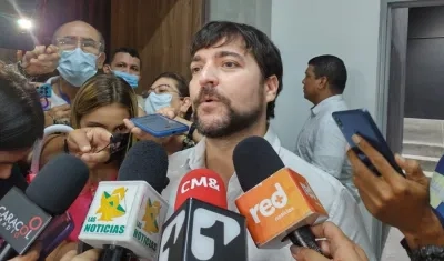 El Alcalde de Barranquilla, Jaime Pumarejo.