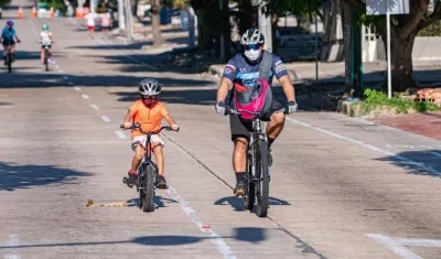 Las ciclovías regresan desde este domingo. 