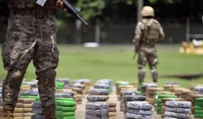 Incautación de cocaína- Imagen de referencia