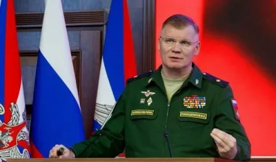 Portavoz del Ministerio ruso de Defensa, Ígor Konashénkov.