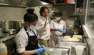 La chef colombiana Leonor Espinosa.