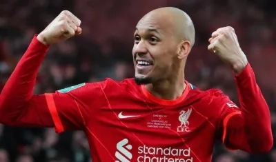 Fabinho, jugador del Liverpool. 