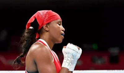 Ingrit Valencia, boxeadora colombiana. 