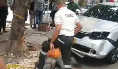 Sitio del accidente de José Miguel Arciniegas Carreño.