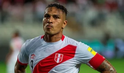 Paolo Guerrero, delantero peruano. 