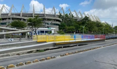 Plataforma especial ubicada en la Troncal Murillo.