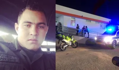 El policía herido se debate entre la vida y la muerte. 