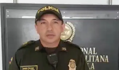 Teniente  Coronel Oscar Olarte. 