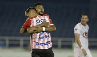 Teófilo Gutiérrez y Miguel Ángel Borja. 