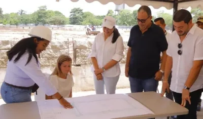 La gobernadora del Atlántico, Elsa Noguera.