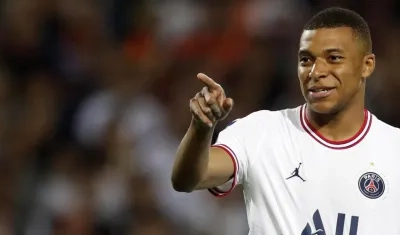 Kylian Mbappé, delantero francés. 