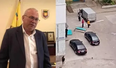 Andréi Shevchik, el autoproclamado jefe de Energodar.