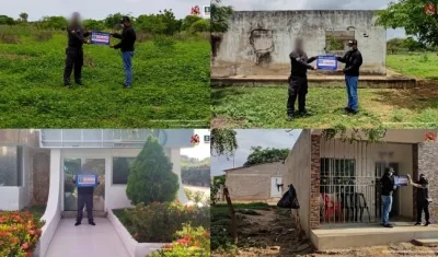 Parte de los bienes ocupados.