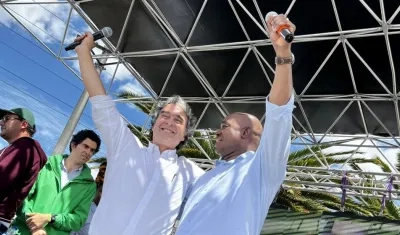 Sergio Fajardo y Luis Gilberto Murillo.