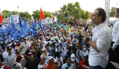El candidato presidencial Federico Gutiérrez.