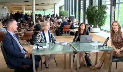 Expertos de la OMS hablan de la viruela del mono.