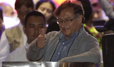 El candidato presidencial Gustavo Petro.