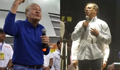 Los candidatos a la Presidencia de la República Rodolfo Hernández y Gustavo Petro.