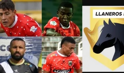 Los cuatro jugadores sancionados.