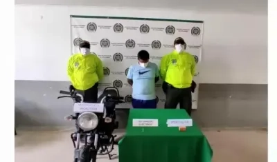 Alias 'Ruperto', capturado por la Policía. 