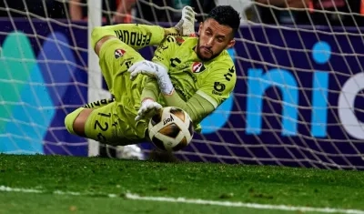 Camilo Vargas, arquero colombiano. 