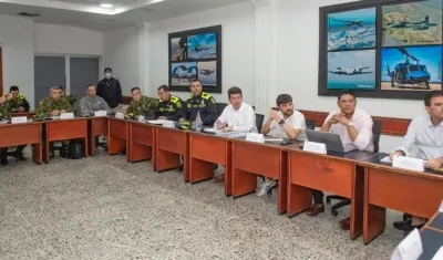 Consejo Metropolitano de Seguridad en Cacom 3. 