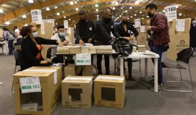 Jurados de votación.