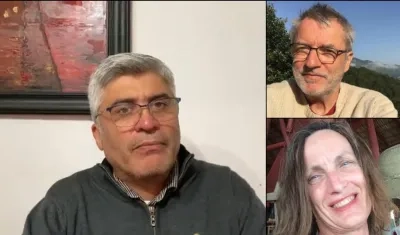 Alejandro Ruscani, Paul-Emile Dupret y Teri Mattson, observadores internacionales.