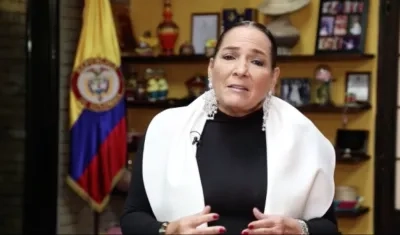 La Ministra de Vivienda, Susana Correa.