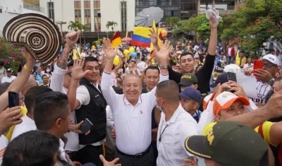 El candidato presidencial Rodolfo Hernández.