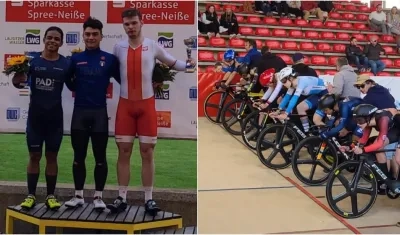 Miguel Jaramillo subió al podio y Luna Álvarez quedó cerca. 