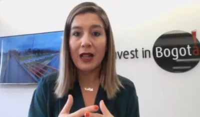 Directora ejecutiva de Invest in Bogota, Isabella Muñoz.