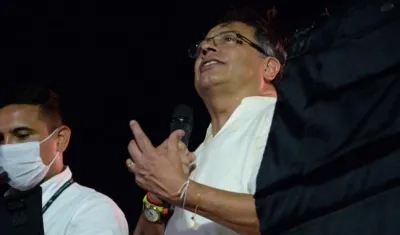 El candidato presidencial Gustavo Petro.